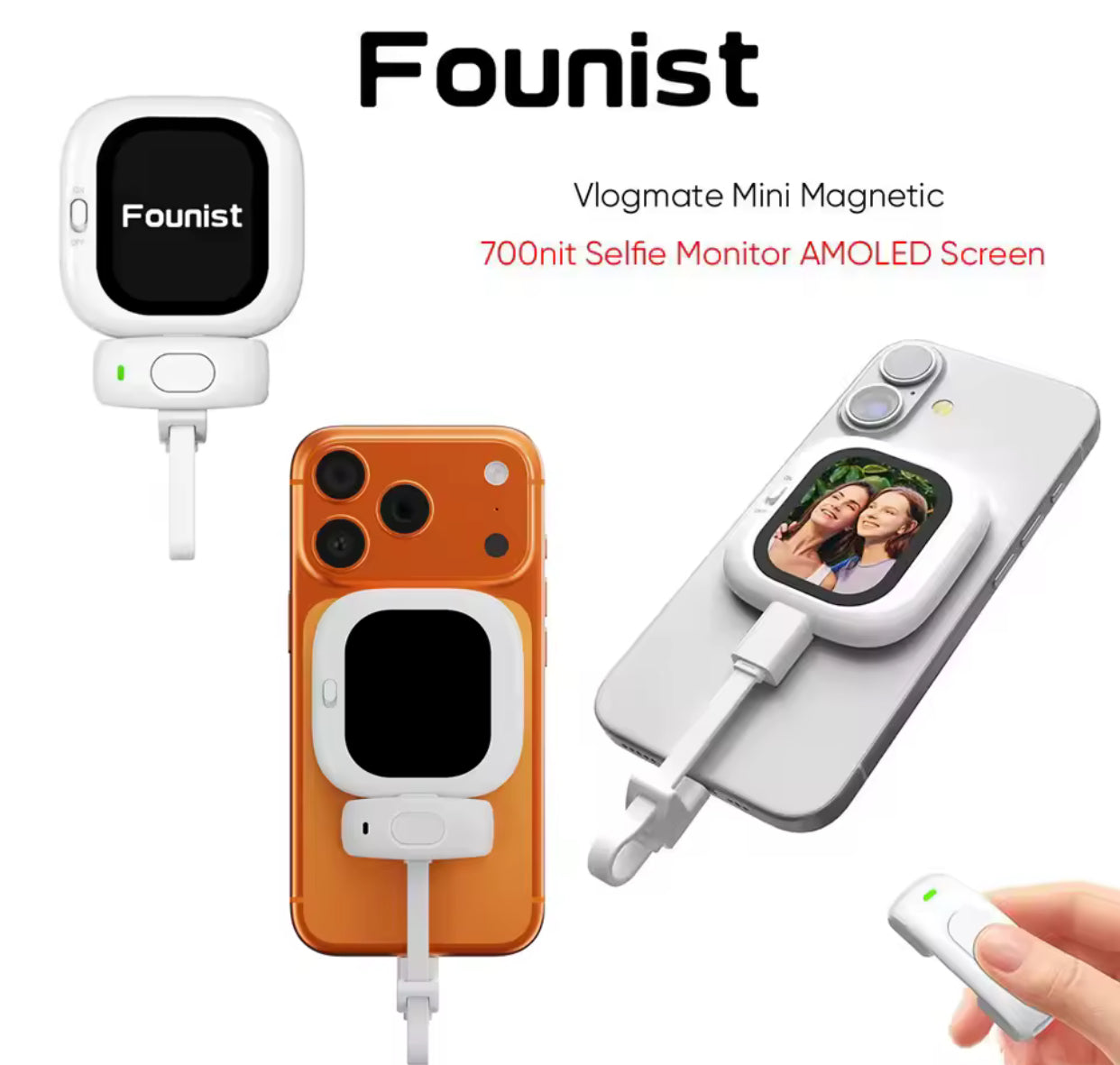 Magnetic Selfie Monitor