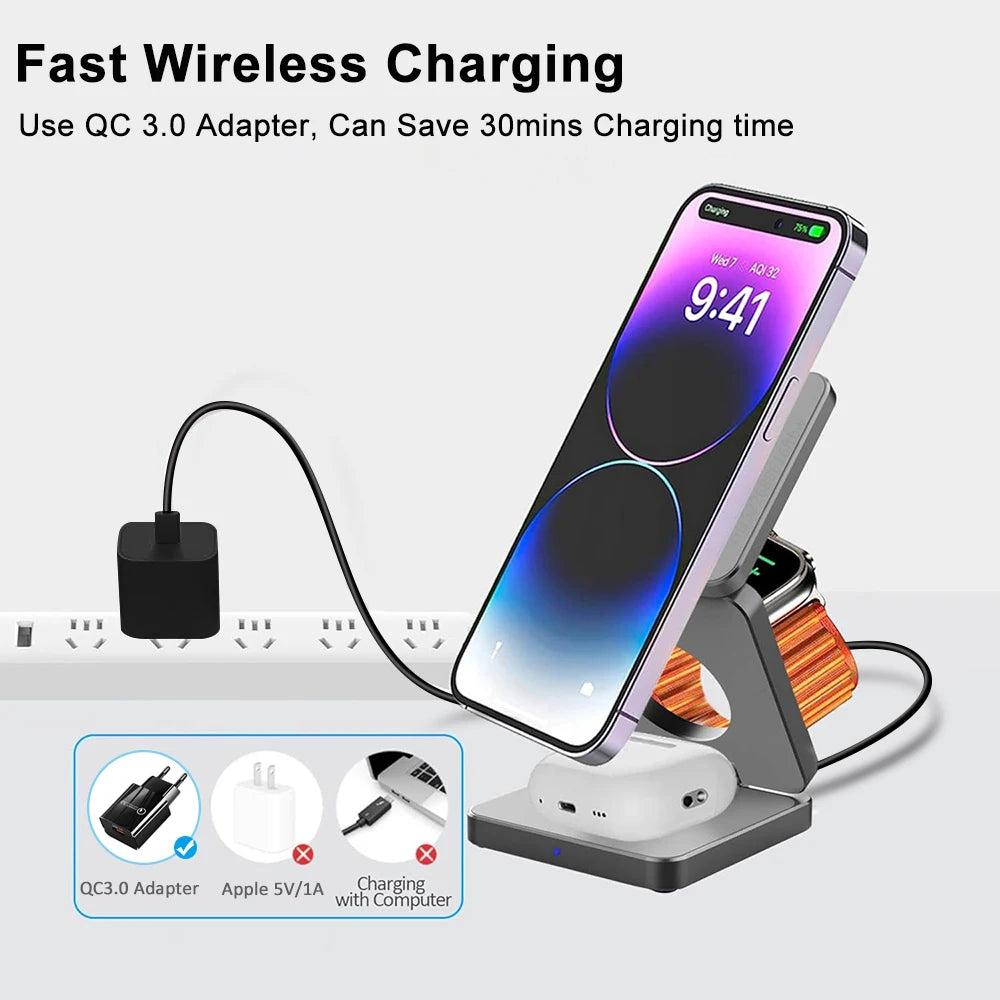 3-in-1 Wireless Charger