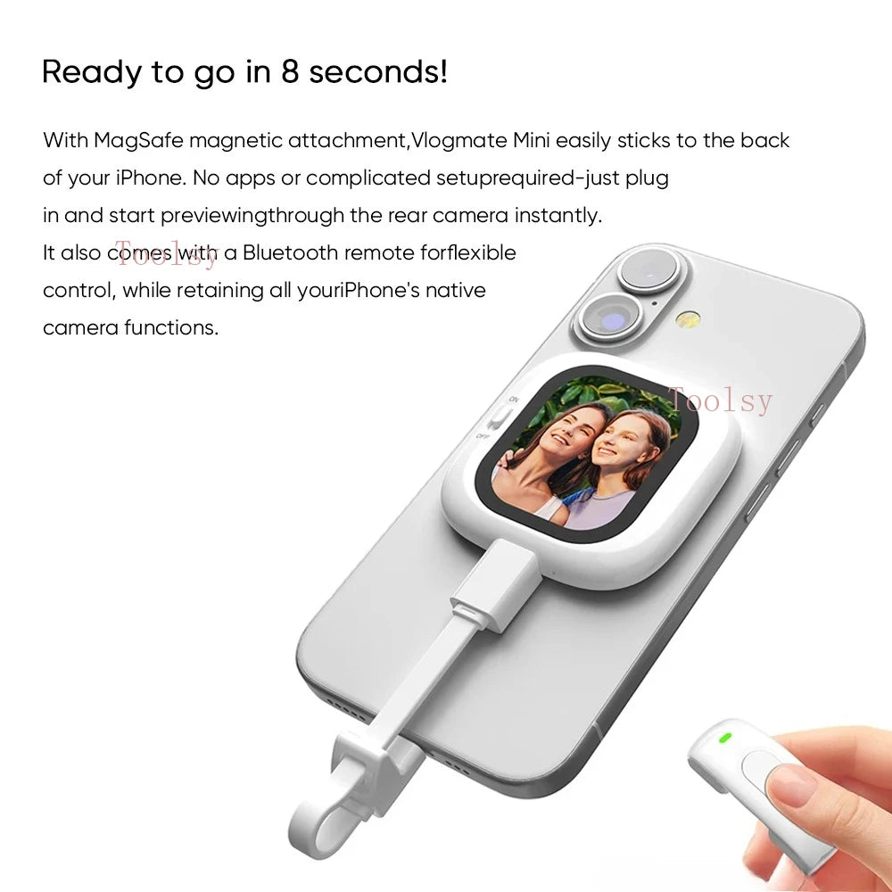 Magnetic Selfie Monitor