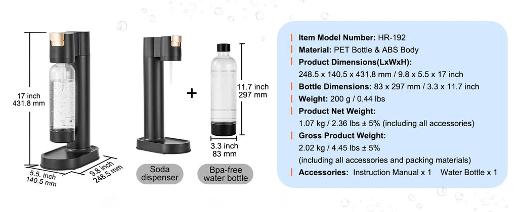 Sparkling Water Maker