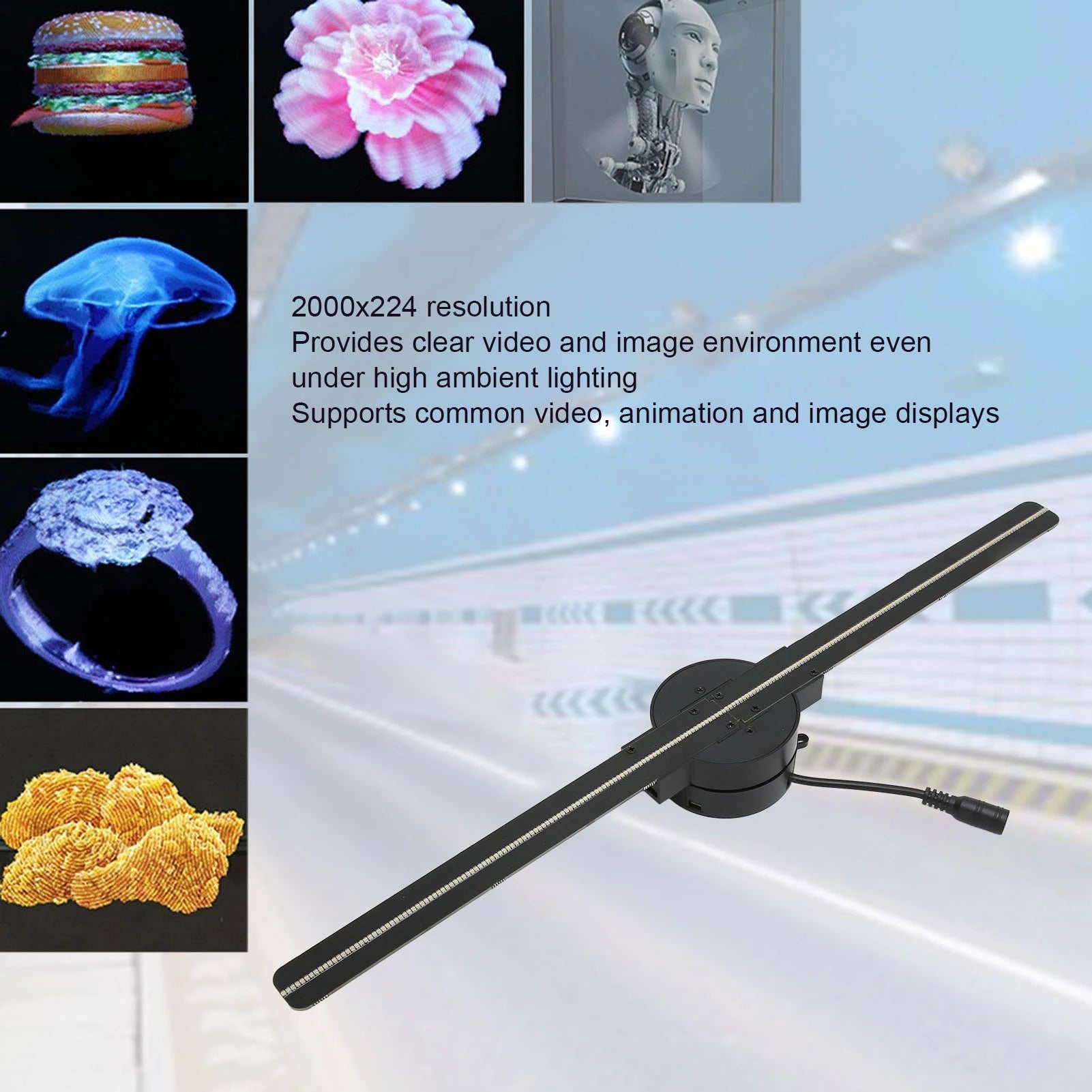 3D Hologram fan